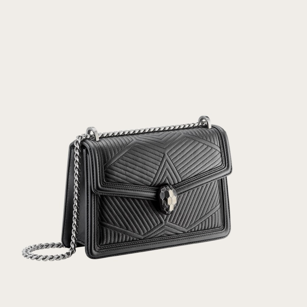 Bvglari serpenti diamond blast bag